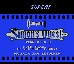 Super Castlevania II - Simon's Quest